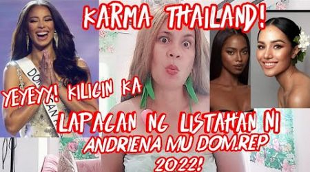 KARMA SA THAILAND ANG REBELASYON NI MISS MU DOMINICAN REPUBLIC 2022 SA EARLY FAVORITE NA KANDIDATA?