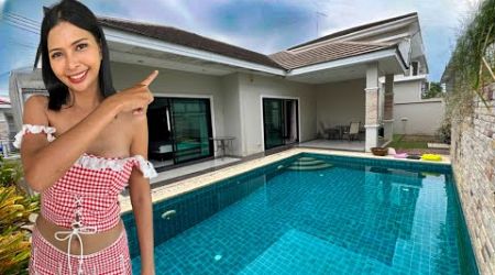 Pool Villa for Rent – Only $600usd/Month + Cheap Thai Food in Hua Hin, Thailand