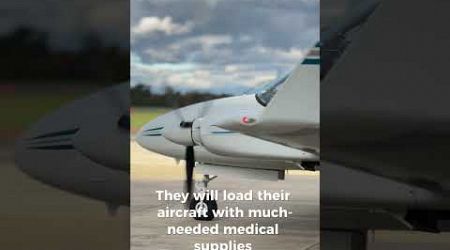 Flying medical supplies for hurricane relief in Western North Carolina #shorts