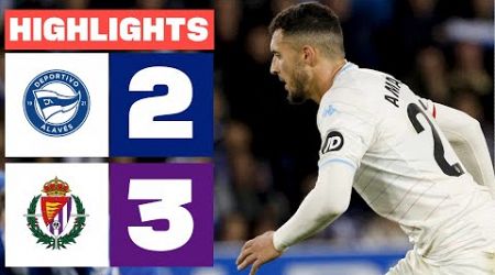 DEPORTIVO ALAVÉS 2 - 3 REAL VALLADOLID CF | RESUMEN LALIGA EA SPORTS