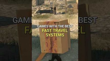 Games with the Best Fast Travel Systems #shorts #gaming #godofwar #spiderman #hollowknight #batman