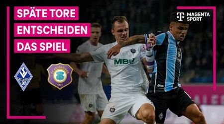 SV Waldhof Mannheim - FC Erzgebirge Aue, Highlights mit Live-Kommentar | 3. Liga | MAGENTA SPORT