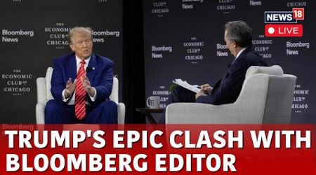 Trump Live | Trump Clash With Bloomberg Editor | Trump Speech | US Elections 2024 | US News | N18G