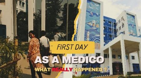 *VLOG -1* My first day as a medical student