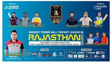 RAJASTHAN SUPER LEAGUE II 77 SPORTS LIVE II UDAIPUR II