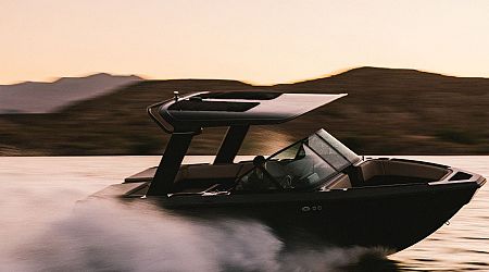 Ready to ride the waves with this electric wake boat?