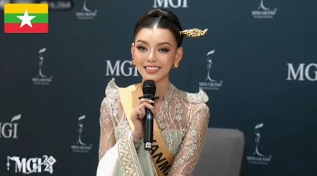 Close Door Interview Thae Su Nyein Miss Grand Myanmar 2024 | Miss Grand International 2024