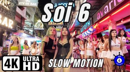 Soi 6 | Pattaya | Slow Motion | 07-10-2024 | 4K Ultra HD 60FPS