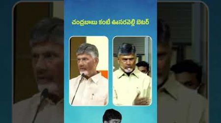 చంద్రబాబు కంటే ఊసరవెల్లి బెటర్! #ysrcongressparty #news #politics #funny #andhrapradesh #shorts