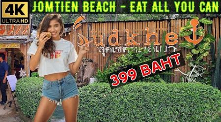 Jomtien Beach Road Eat All You Can Buffet Restaurants 12 USD Part 2 October 2024 Pattaya TH