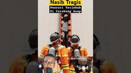 Nasib Tragis Pencuri yang Terjebak di Cerobong Asap. #shorts #education #facts #fire