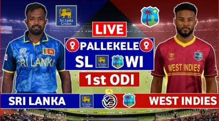 Sri Lanka vs West Indies 1st ODI Live Scores | SL vs WI 1st ODI Live Scores &amp; Commentary