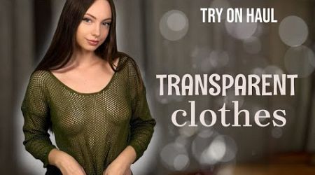 [4K] Ellise’s Sheer Wardrobe Wonders: A Deep Dive Into Transparent Fashion Trends!