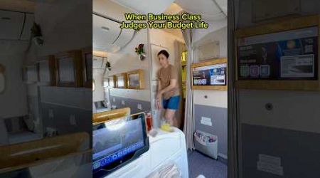 POV: The Economy Struggle of Entering Through Business Class!