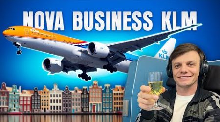 KLM World Business Class: Como é voar na classe executiva do Brasil para a Europa ✈️