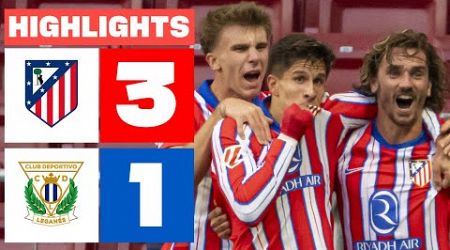 ATLÉTICO DE MADRID 3 - 1 CD LEGANÉS I RESUMEN LALIGA EA SPORTS