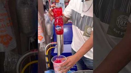 Fanta Red Soda Slushy in Thailand -Thai Street Food