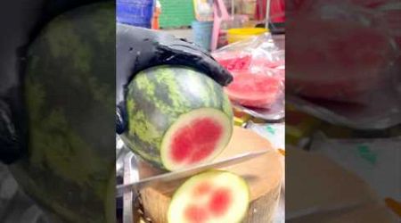 Impressive Watermelon Fruit cutting skills - Fruit cutting in Bangkok