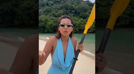 Nia Sharma Enjoys Kayaking In Thailand #shorts