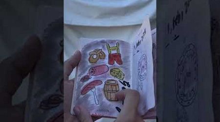 Palestinian girl uses her passport as canvas to paint travel dreams