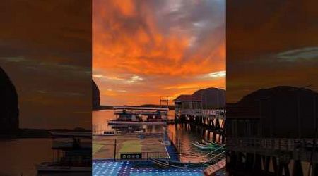 Golden hour in Phang Nga Bay