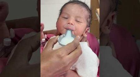 Katoori Spoon Feeding #medical #cutebaby #viralvideo