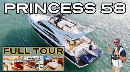 2007 Princess 58 In-Depth Walkthrough | Full Yacht Tour &amp; Review