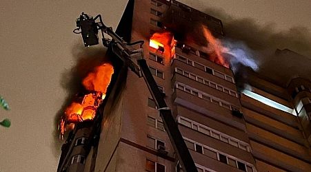 Russian drone hits Kyiv high-rise building, kills one, injures five