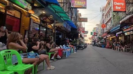 4K Pattaya Makup Soi 13 Thailand red light massage scenes 26.october 2024