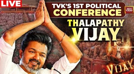 Tamil Nadu LIVE: Thalapathy Vijay at TVK’s Inaugural Political Conference in Viluppuram | LIVE