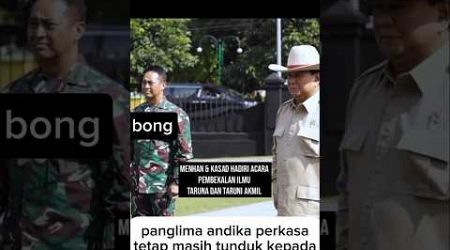 Antara Andika perkara dan prabowo kilas balik 