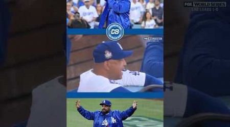 Dave Roberts raps during Ice Cube #WorldSeries concert #Shorts #DodgerStadium