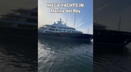 Mega YACHT “Aquila” in Marina del Rey! #shorts ##youtuveshorts