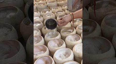 Coconut Jelly Making In Thailand