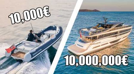 Yacht à 10,000€ vs Yacht à 10,000,000€ !