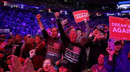 Trump rally at Madison Square Garden begins with vulgar, racist remarks from allies