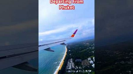 Departing From Phuket #thailand #shorts #trending #viralvideo #subscribe #phuket #aviation #video