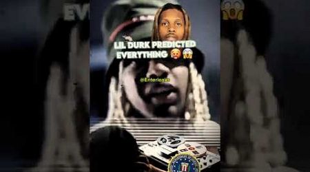 LIL DURK PREDICTED HIS ARREST #DURKIO #quandorondo #lulpab #kingvon #otf #music #trends #viralvideo