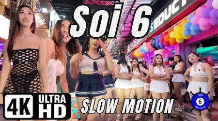 Soi 6 | Pattaya | Slow Motion | 11-10-2024 | 4K Ultra HD 60FPS