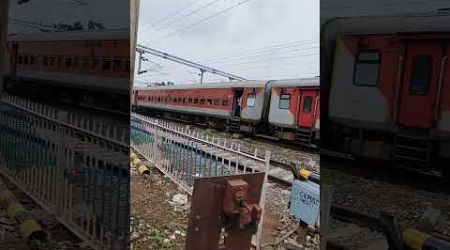 Superfast train is passing near level crossings gate#train #travel #superfast #shortsfeed #shorts