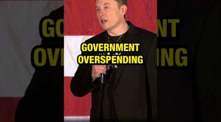 Elon Musk Reveals the Real Cause of Inflation: Government Overspending!