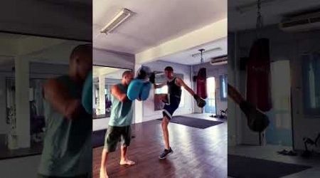 My friend has been training with me for a six months #phuket#sport#training#mma#kickboxing