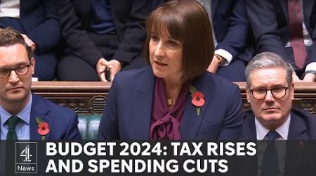 Rachel Reeves delivers Labour government 2024 Budget