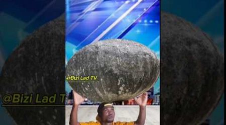 Magic boy lift up biggest Rock at AGT #biziladtv #entertainment #agt #talent #funnyvideo