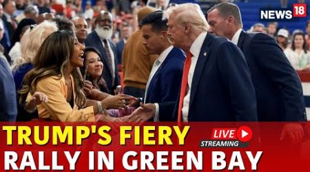 Trump Live | Trump Rally In Green Bay Live | Trump Speech | Trump Vs Kamala | US Elections 2024 News