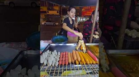 สาวน้อยปลาหมึกย่าง | Grilled Squid Girl In Bangkok | บางขุนนนท์ 3 กรุงเทพฯ