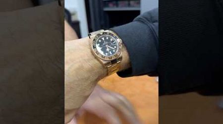 Live negotiation for an all rose gold Rolex GMT #rolex #watches #business #entrepreneur #foryou