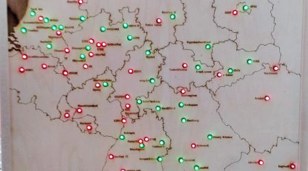 An International Hackerspace Map