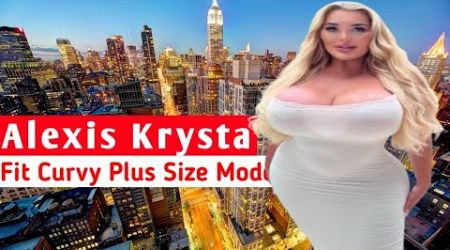 Krysta Alexis ✅ Glamorous Plus Size Curvy Fashion Model - Biography, Wiki, Lifestyle