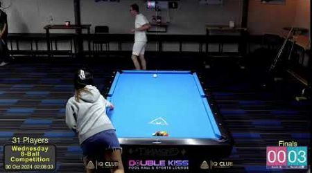 Double Kiss Pool Hall Pattaya Weds 8 Ball (30/10/24)